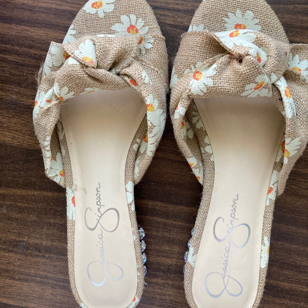 Floral sandals